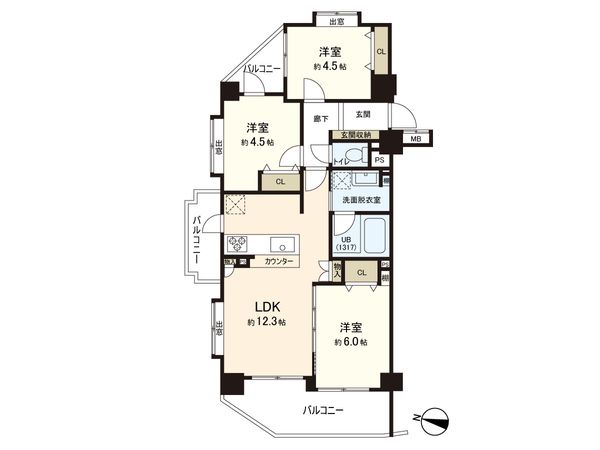 レーベンハイム大泉学園 間取図(平面図) レーベンハイム大泉学園 間取図(平面図)