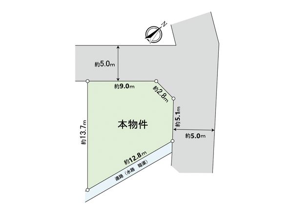 志木市幸町2丁目 土地 区画図 志木市幸町2丁目 土地 区画図