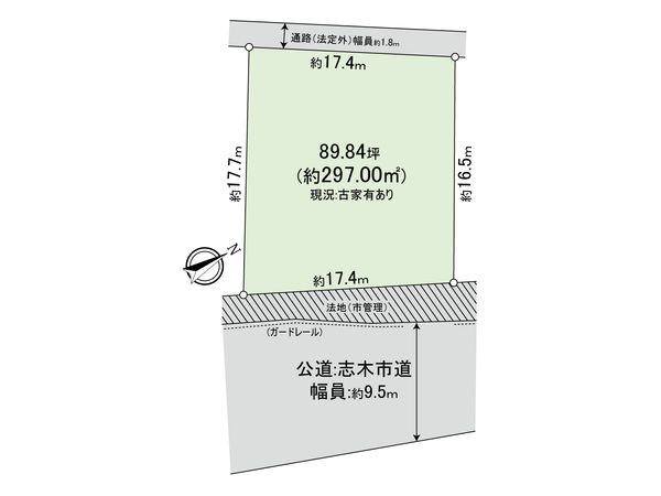 志木市柏町1丁目 土地 区画図 区画図