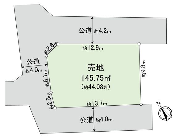 志木市本町3丁目 土地 区画図 区画図