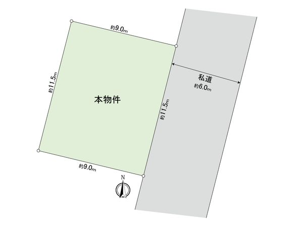 朝霞市三原1丁目 土地 区画図 朝霞市三原1丁目 土地 区画図