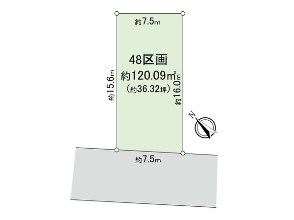 新座市野火止3丁目 25期 48区画 区画図 新座市野火止3丁目 25期 48区画 区画図