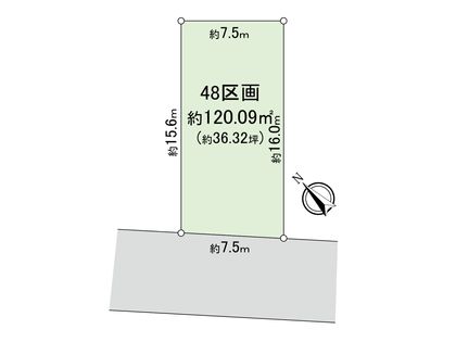 新座市野火止3丁目 25期 48区画 区画図