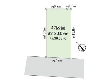 新座市野火止3丁目 25期 47区画 区画図