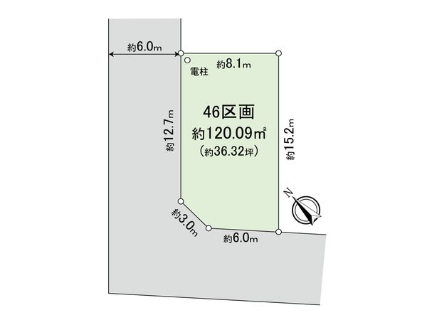新座市野火止3丁目 25期 46区画 区画図 新座市野火止3丁目 25期 46区画 区画図
