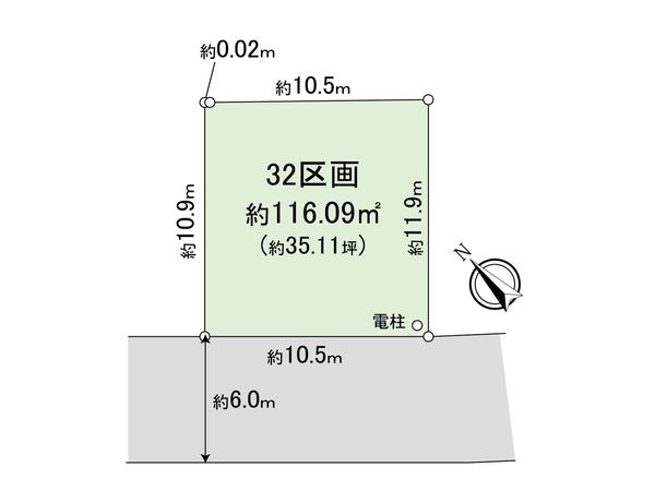 新座市野火止3丁目 25期 32区画 区画図
