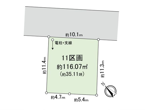 新座市野火止3丁目 25期 11区画 区画図 新座市野火止3丁目 25期 11区画 区画図