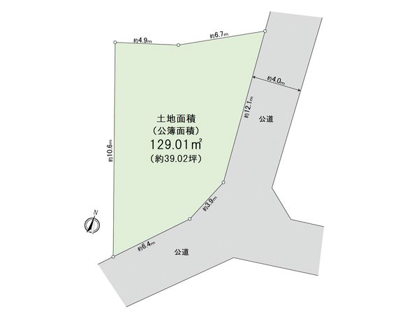 新座市野寺2丁目 土地 区画図 新座市野寺2丁目 土地 区画図