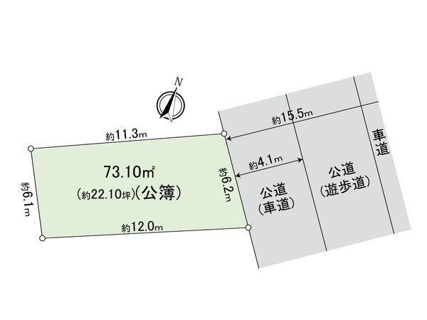 志木市中宗岡1丁目土地 区画図 志木市中宗岡1丁目土地 区画図