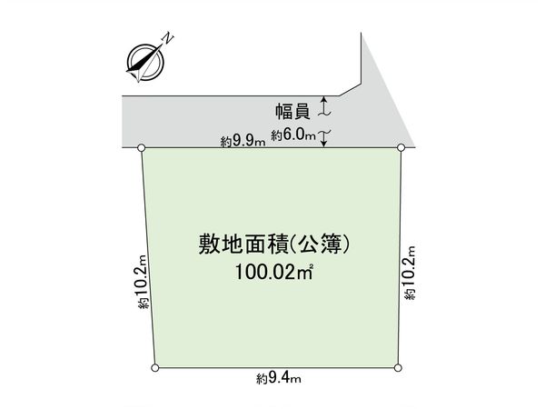新座市野火止3丁目 土地 区画図 新座市野火止3丁目 土地 区画図