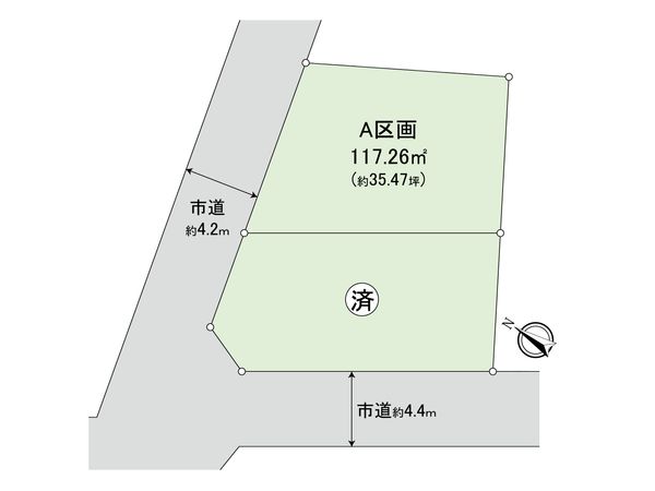 志木市柏町2丁目 土地 区画図 志木市柏町2丁目 土地 区画図