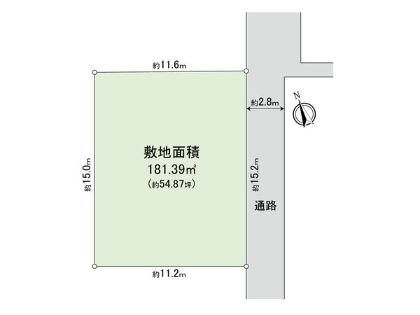 志木市本町1丁目 土地 区画図 志木市本町1丁目 土地 区画図