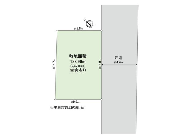新座市野火止1丁目 土地 区画図 新座市野火止1丁目 土地 区画図