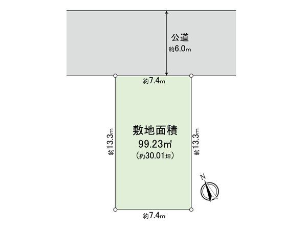 新座市東北2丁目 土地 区画図 新座市東北2丁目 土地 区画図