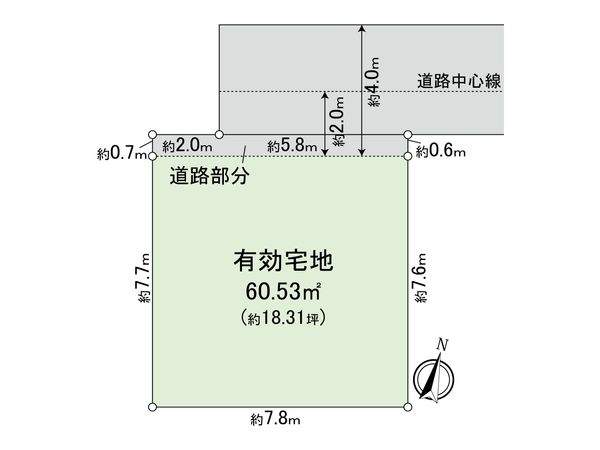 志木市柏町5丁目 土地 区画図 志木市柏町5丁目 土地 区画図