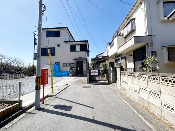 志木市中宗岡1丁目 土地 前面道路含む外観