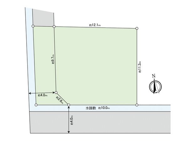 朝霞市根岸台7丁目 土地 区画図