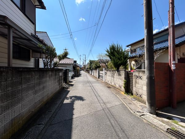 千葉市花見川区幕張町3丁目 土地 前面道路含む外観 千葉市花見川区幕張町3丁目 土地 前面道路含む外観