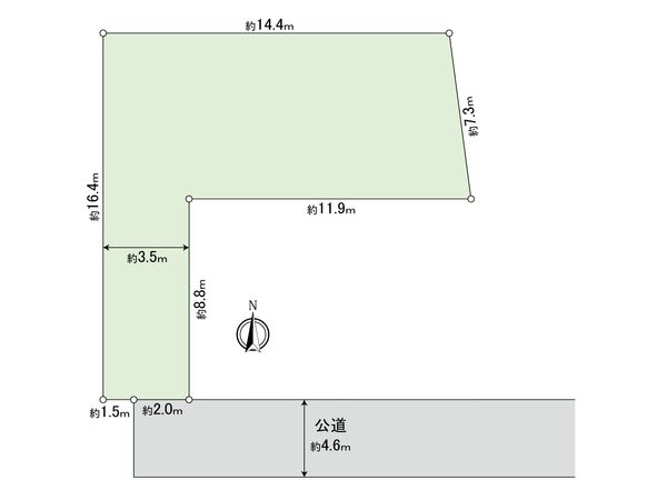 富士見市大字水子 土地 区画図 富士見市大字水子 土地 区画図