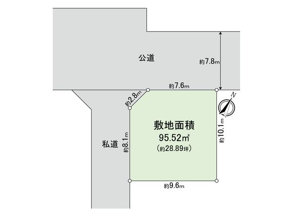 志木市上宗岡3丁目 土地 区画図 志木市上宗岡3丁目 土地 区画図