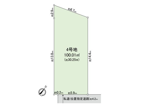 新座市大和田4丁目 土地 全体区画図 新座市大和田4丁目 土地 全体区画図