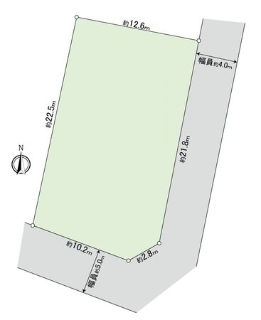 志木市本町6丁目 土地 区画図