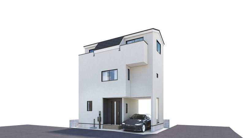 朝霞市三原4丁目 新築戸建 外観パース図 朝霞市三原4丁目 新築戸建 外観パース図