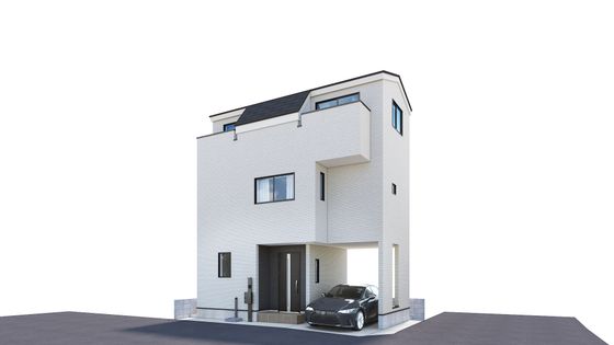 朝霞市三原4丁目 新築戸建 外観パース図