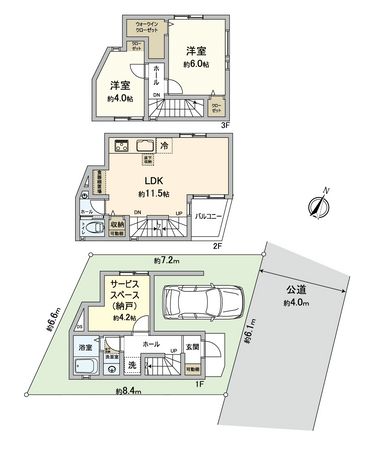 志木市幸町4丁目 新築戸建 間取図(平面図)