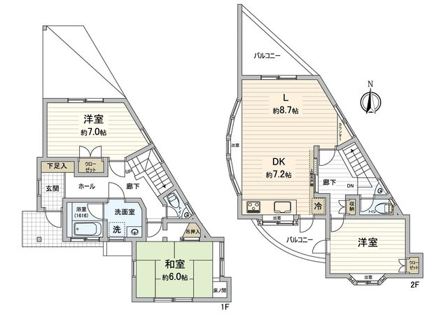朝霞市本町1丁目 戸建 間取図(平面図) 朝霞市本町1丁目 戸建 間取図(平面図)