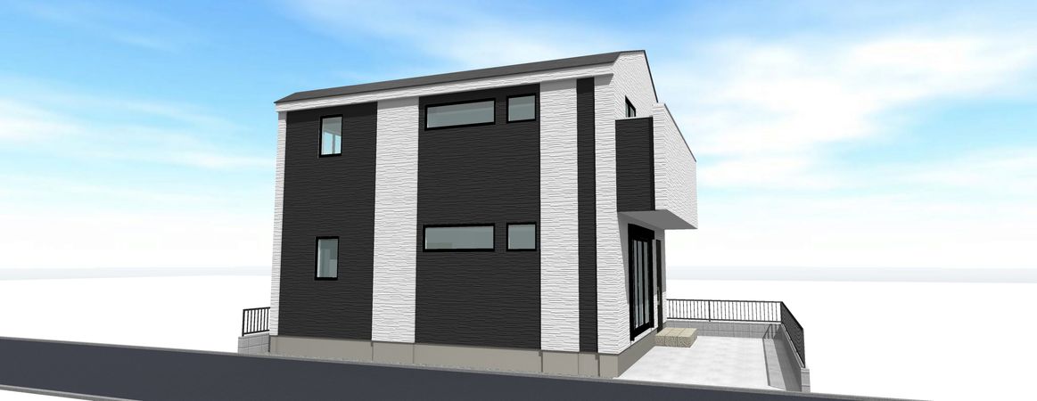 朝霞市三原2丁目 新築戸建 外観パース図 朝霞市三原2丁目 新築戸建 外観パース図