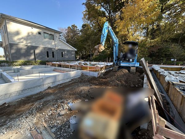 朝霞市宮戸3丁目新築戸建 5号棟 前面道路含む外観 前面道路含む外観