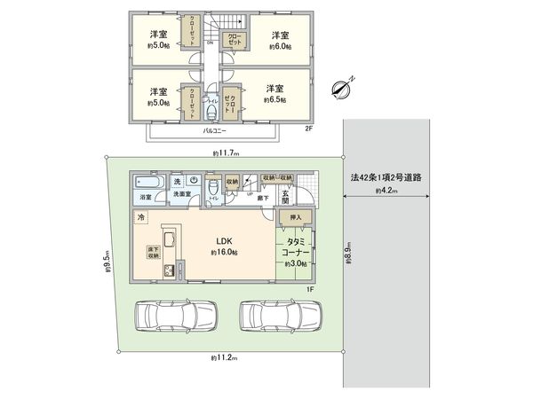 朝霞市宮戸3丁目新築戸建 10号棟 間取図(平面図)