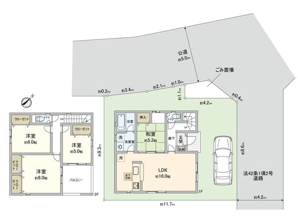 朝霞市宮戸3丁目新築戸建 12号棟 間取図(平面図)