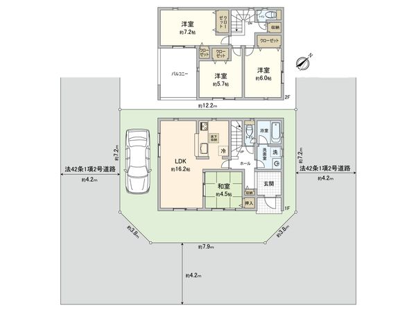 朝霞市宮戸3丁目新築戸建 16号棟 間取図(平面図)