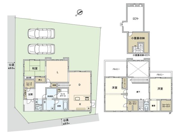 VIVENTE 住宅展示場 間取図(平面図)