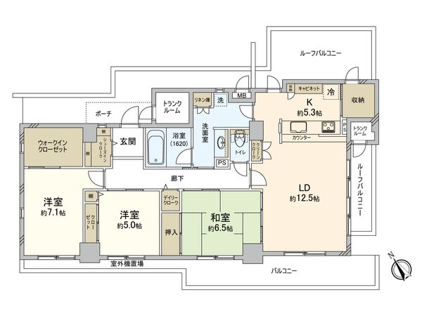 レリアコート志木立教前 間取図(平面図) レリアコート志木立教前 間取図(平面図)
