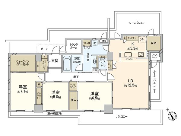 レリアコート志木立教前 間取図(平面図) レリアコート志木立教前 間取図(平面図)