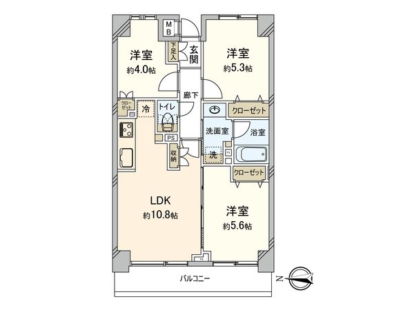 志木南パーク・ホームズ 間取図(平面図) 志木南パーク・ホームズ 間取図(平面図)