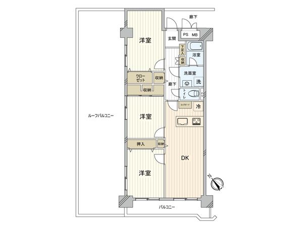 富士見ニューライフ 間取図(平面図)