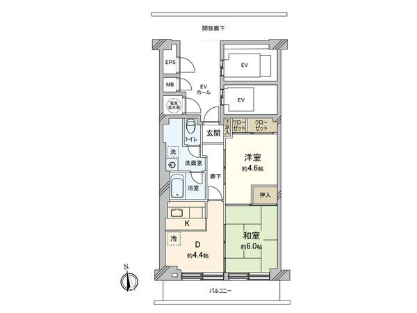 シャルム第二朝霞 間取図(平面図) 間取図(平面図)