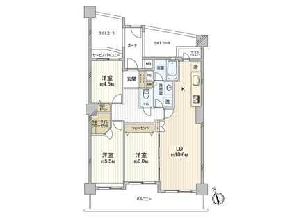 間取図(平面図) 間取図(平面図)