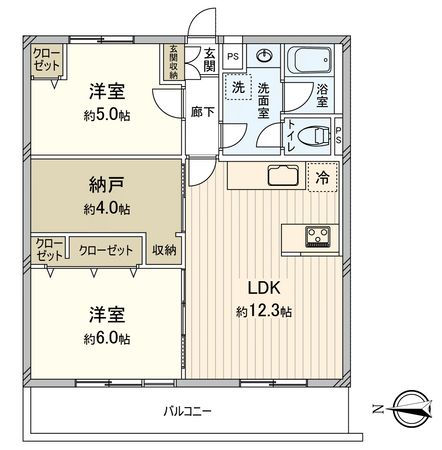 シンメイ志木第2マンション 間取図(平面図) シンメイ志木第2マンション 間取図(平面図)