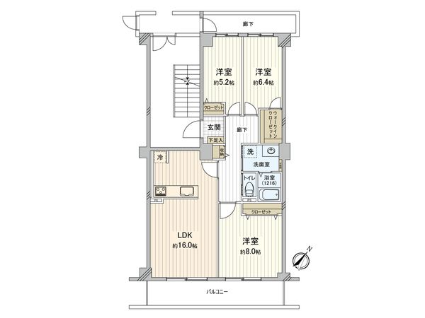 志木ニュータウン中央の森参番街 7号棟 間取図(平面図) 志木ニュータウン中央の森参番街 7号棟 間取図(平面図)