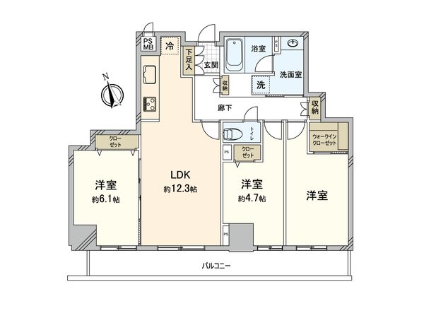 藤和志木タワー 間取図(平面図) 藤和志木タワー 間取図(平面図)