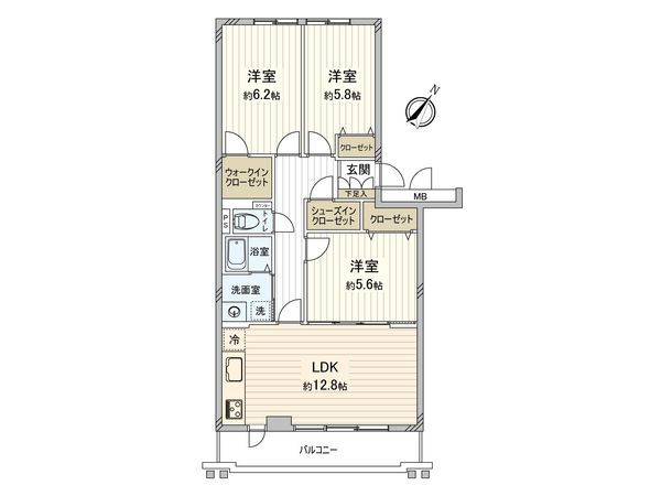 志木ニュータウン中央の森弐番街 4号棟 間取図(平面図) 志木ニュータウン中央の森弐番街 4号棟 間取図(平面図)