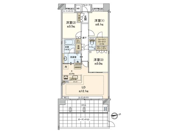 パークホームズ志木ファーストグランデ 間取図(平面図) パークホームズ志木ファーストグランデ 間取図(平面図)