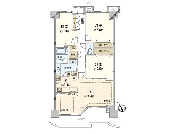 間取図(平面図)