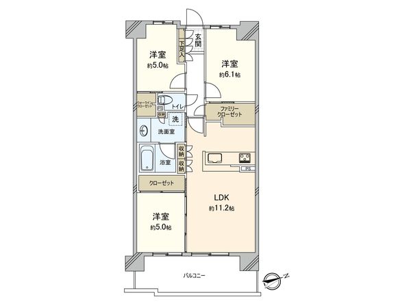 スカイヒルズメイツ朝霞台 間取図(平面図) 間取図(平面図)