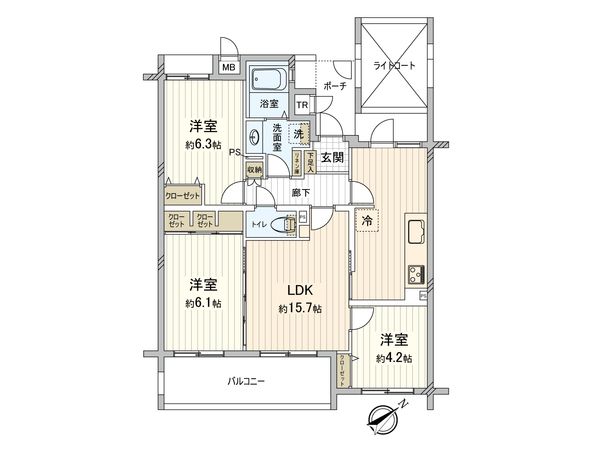 ザ・ステイツ志木幸町 間取図(平面図) ザ・ステイツ志木幸町 間取図(平面図)